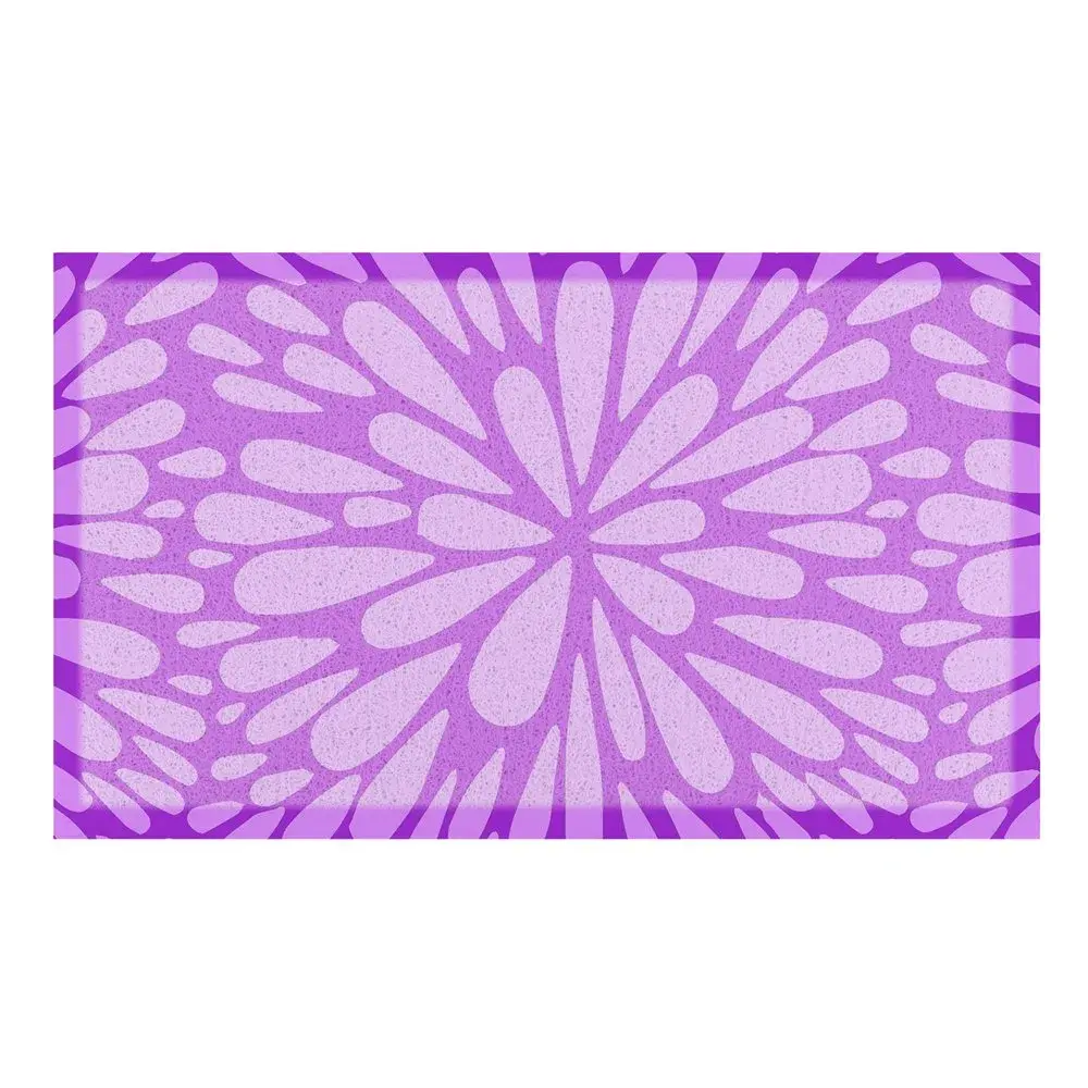 Artsy Doormats Lilac Petal Pattern Indoor & Outdoor Doormat – 70x40cm