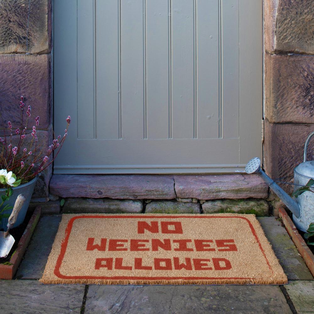 Artsy Doormats No Weenies Allowed Doormat (90 X 60cm)