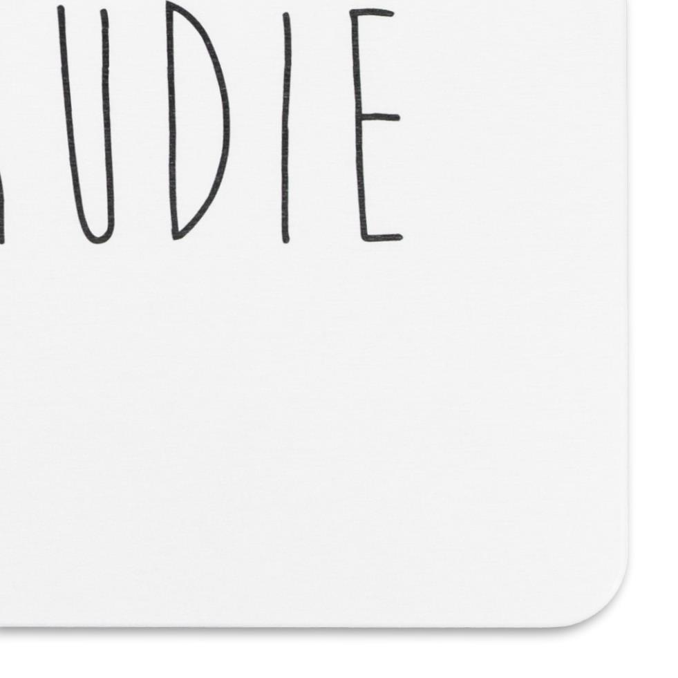 Artsy Doormats Nudie Rudie White Stone Non Slip Bath Mat