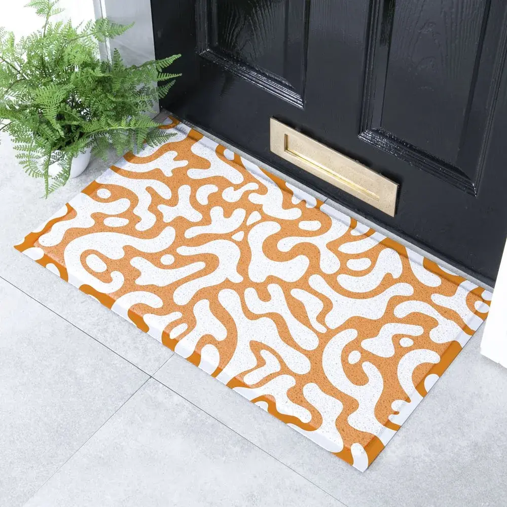 artsy doormats Orange Blobs Indoor & Outdoor Doormat – 70x40cm