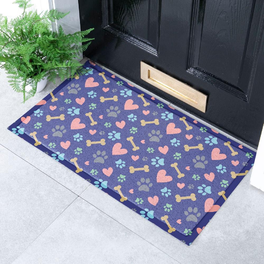 artsy doormats Paws and Bones Dog Doormat Doormat (70 x 40cm)