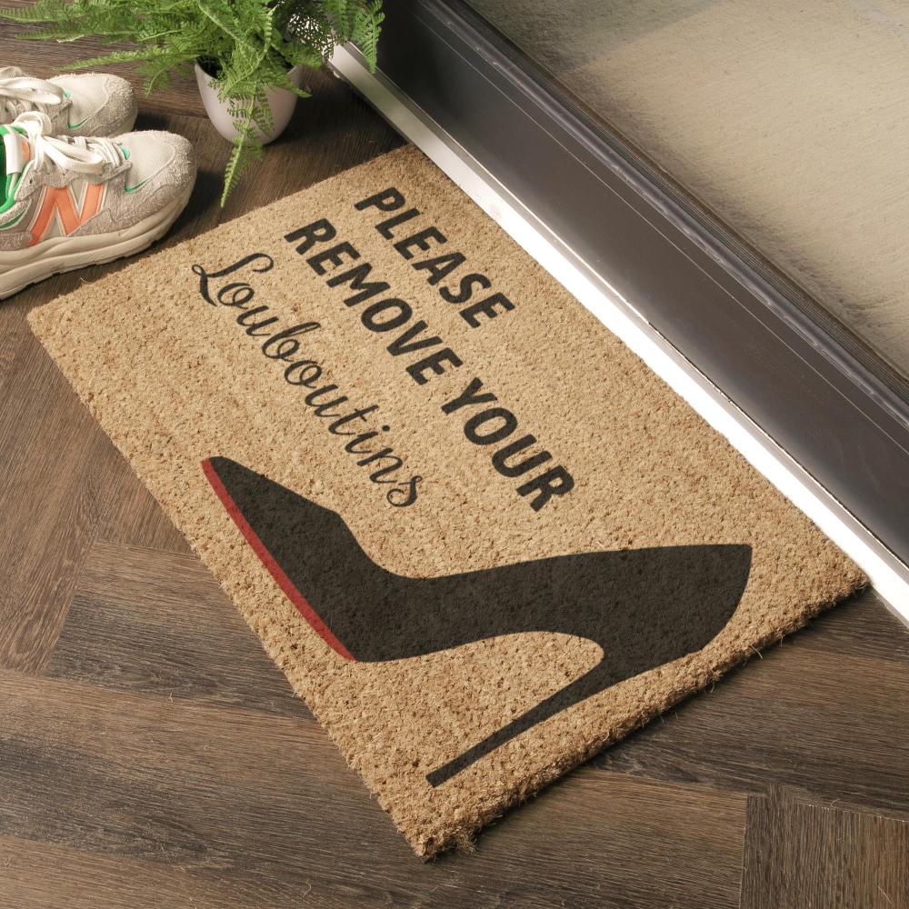 Artsy Doormats Please Remove Your Louboutins Doormat (60 X 40cm)