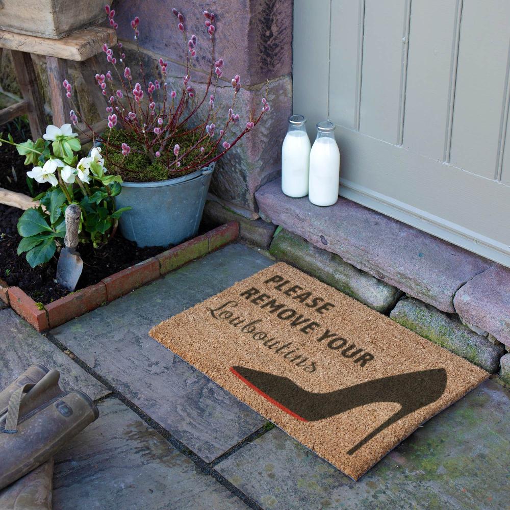 Artsy Doormats Please Remove Your Louboutins Doormat (60 X 40cm)