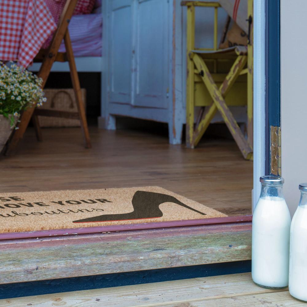Artsy Doormats Please Remove Your Louboutins Doormat (60 X 40cm)