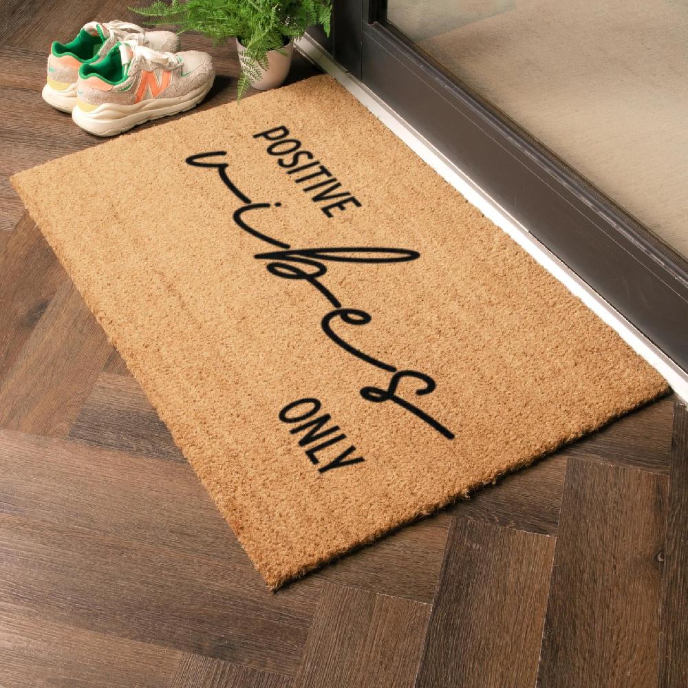 Artsy Doormats Positive Vibes Only Doormat (90 X 60cm)
