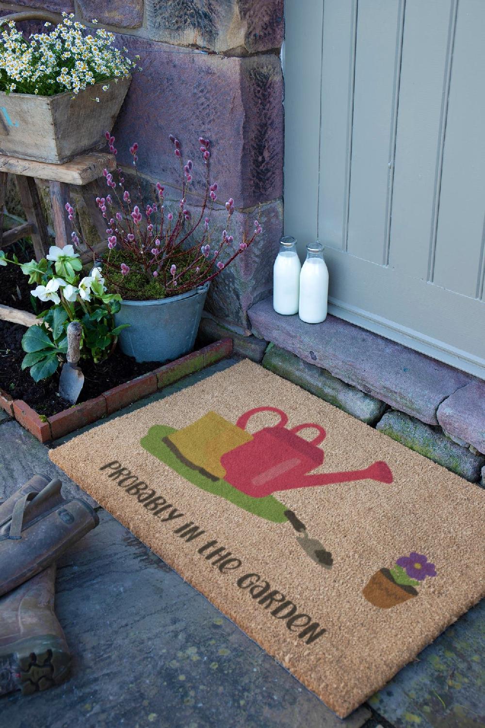 Artsy Doormats Probably In The Garden Doormat (90 X 60cm)