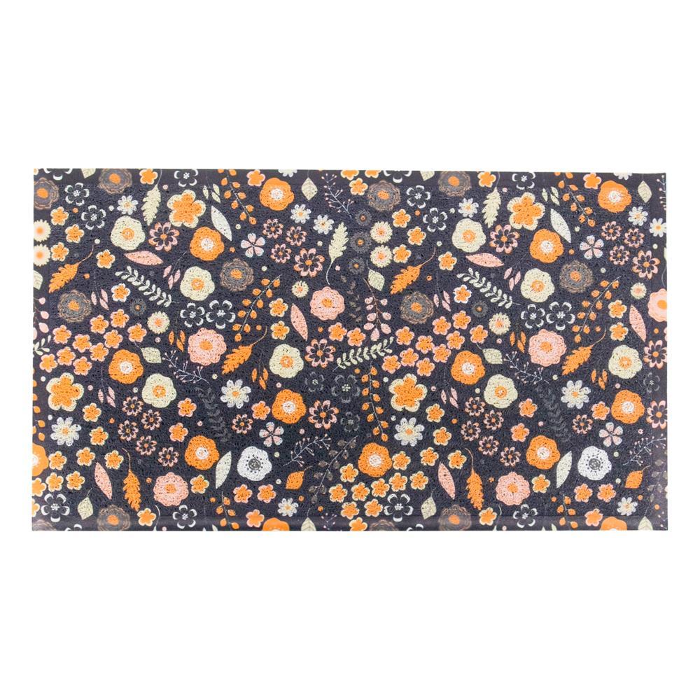 Artsy Doormats Purple Flower Pattern Doormat (70 X 40cm)