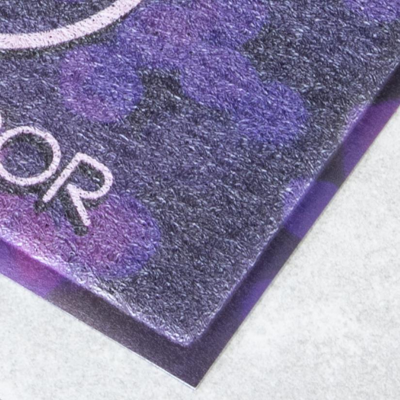 Artsy Doormats Purple Go On Now Go Doormat (70 X 40cm)