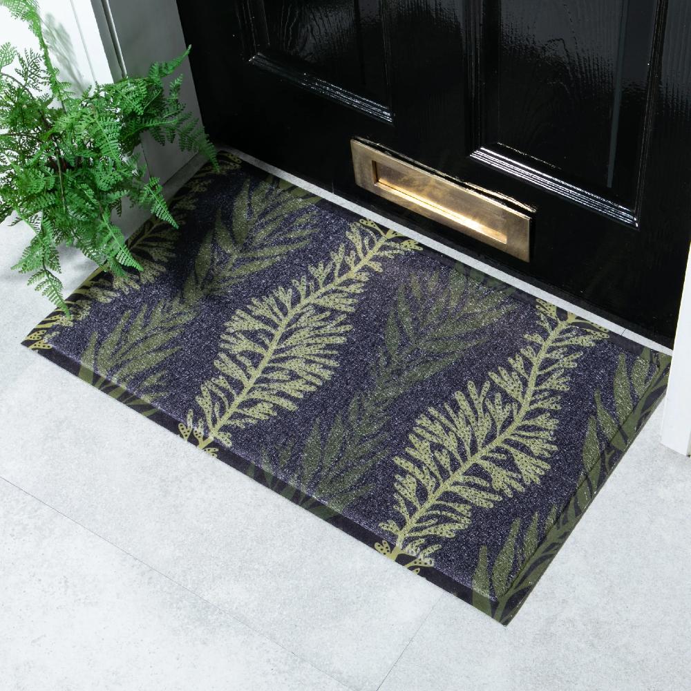 artsy doormats Seaweed Stripes Doormat x Hannah Maria Designs