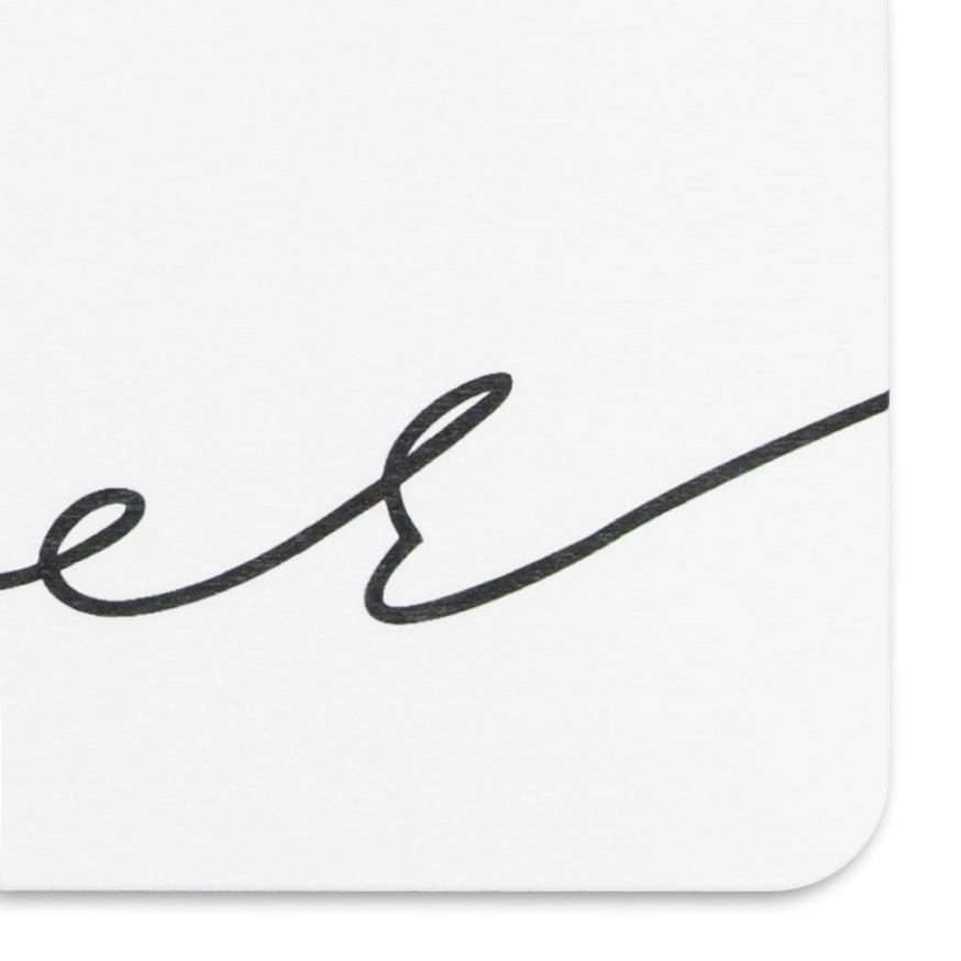 Artsy Doormats Shower Scribble White Modern Stone Bath Mat