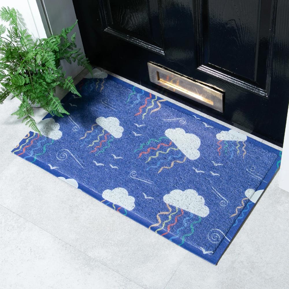 artsy doormats Sky Pattern Doormat x Two Little Sprouts Design