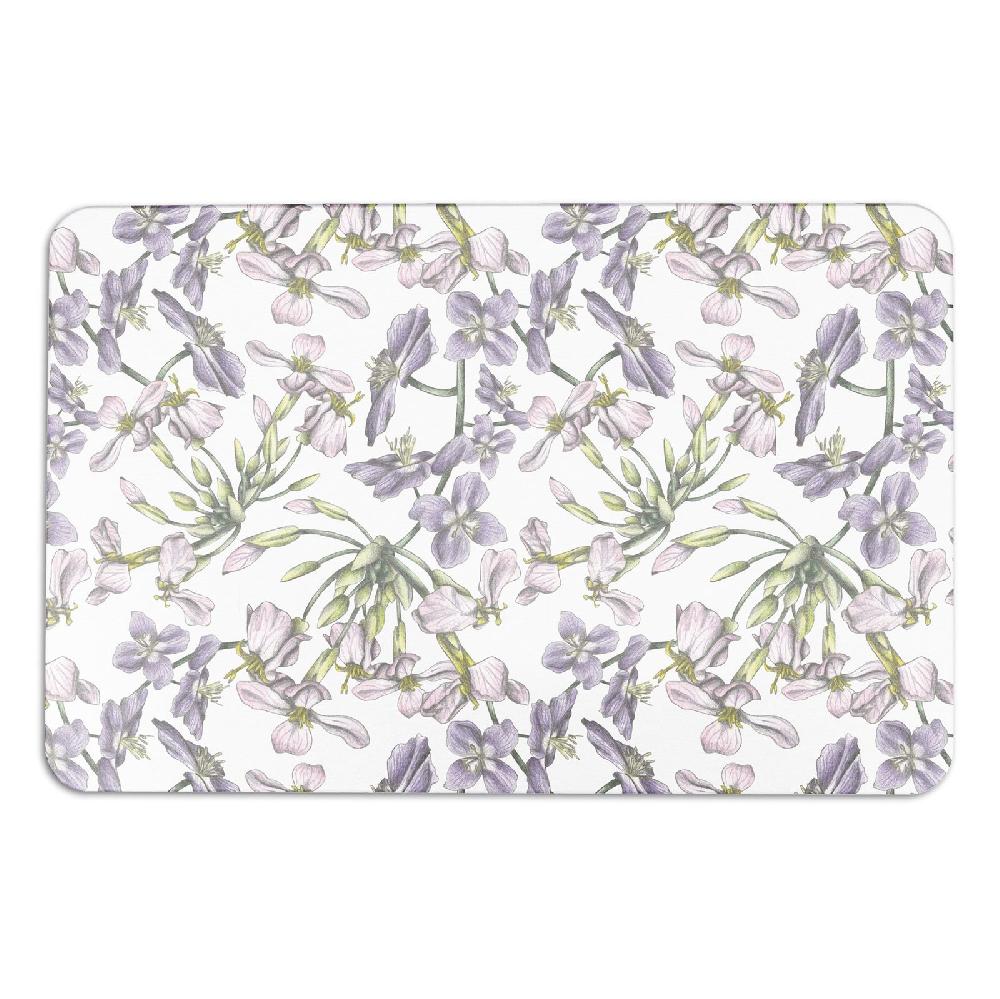 Artsy Doormats Spring Is Calling White Non Slip Stone Bath Mat