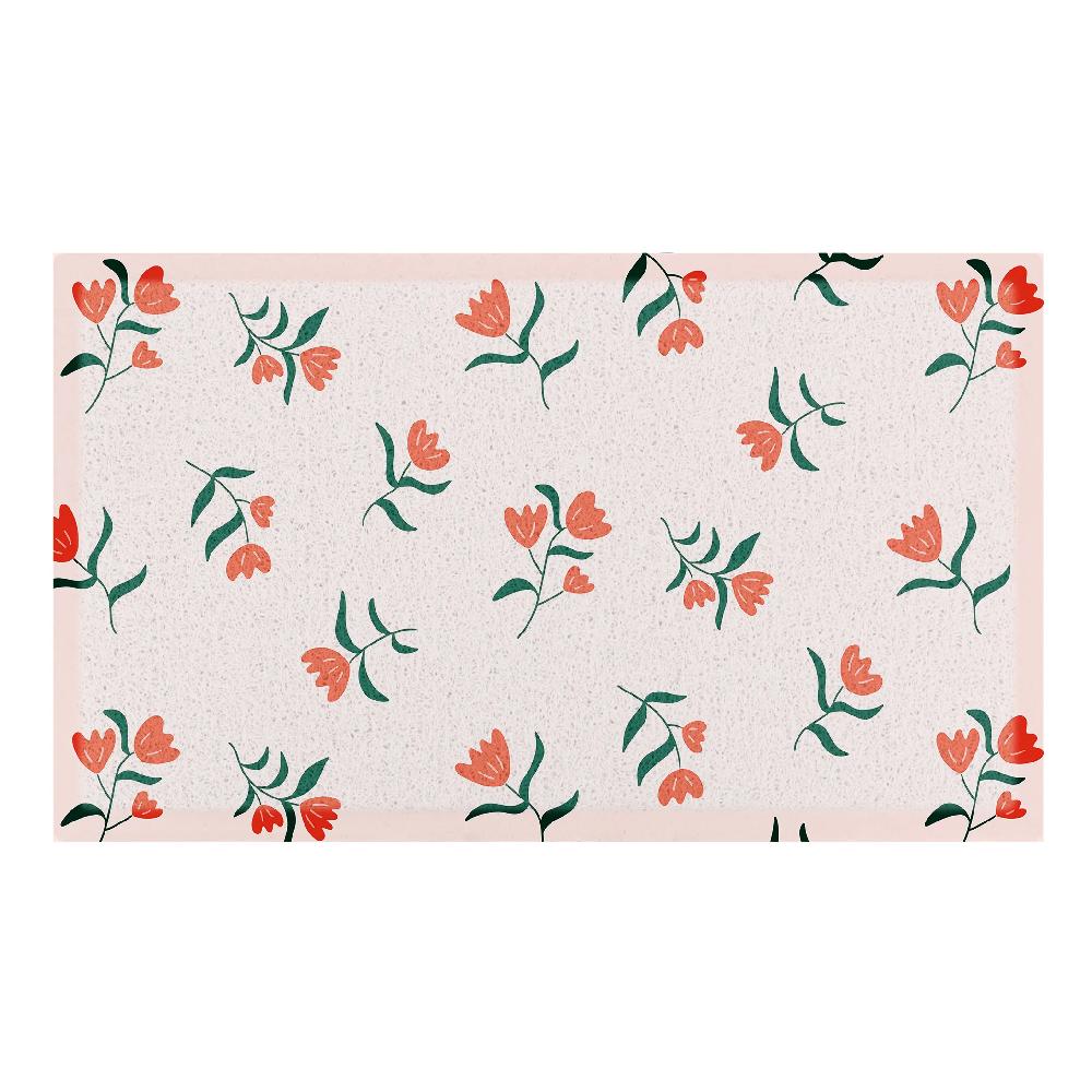 Artsy Doormats Stylised Tulip Floral Doormat X Hannah Maria Designs