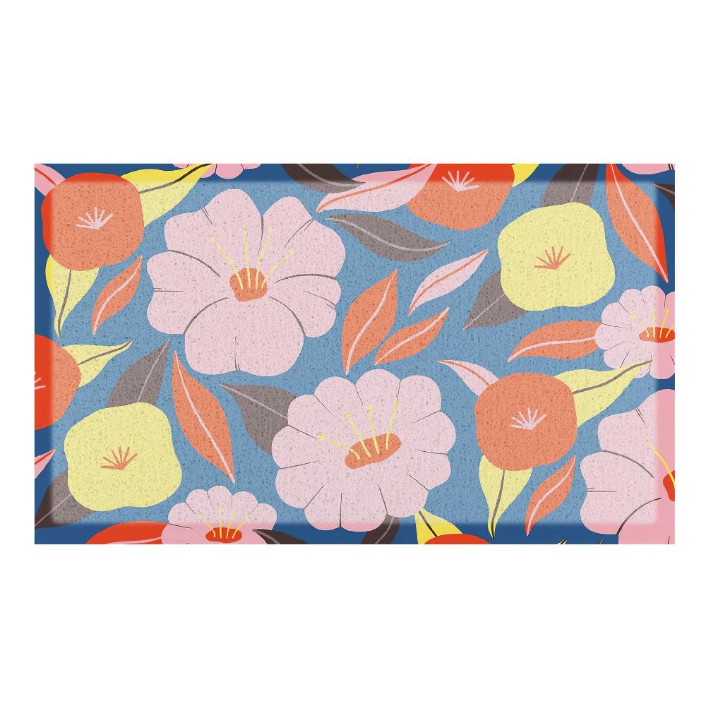 Artsy Doormats Tropical Floral Pattern Doormat X Melissa Donne