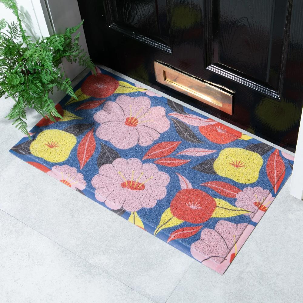 artsy doormats Tropical Floral Pattern Doormat x Melissa Donne