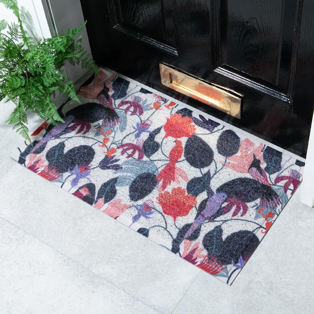 artsy doormats True Creation White Doormat x Rachel Parker