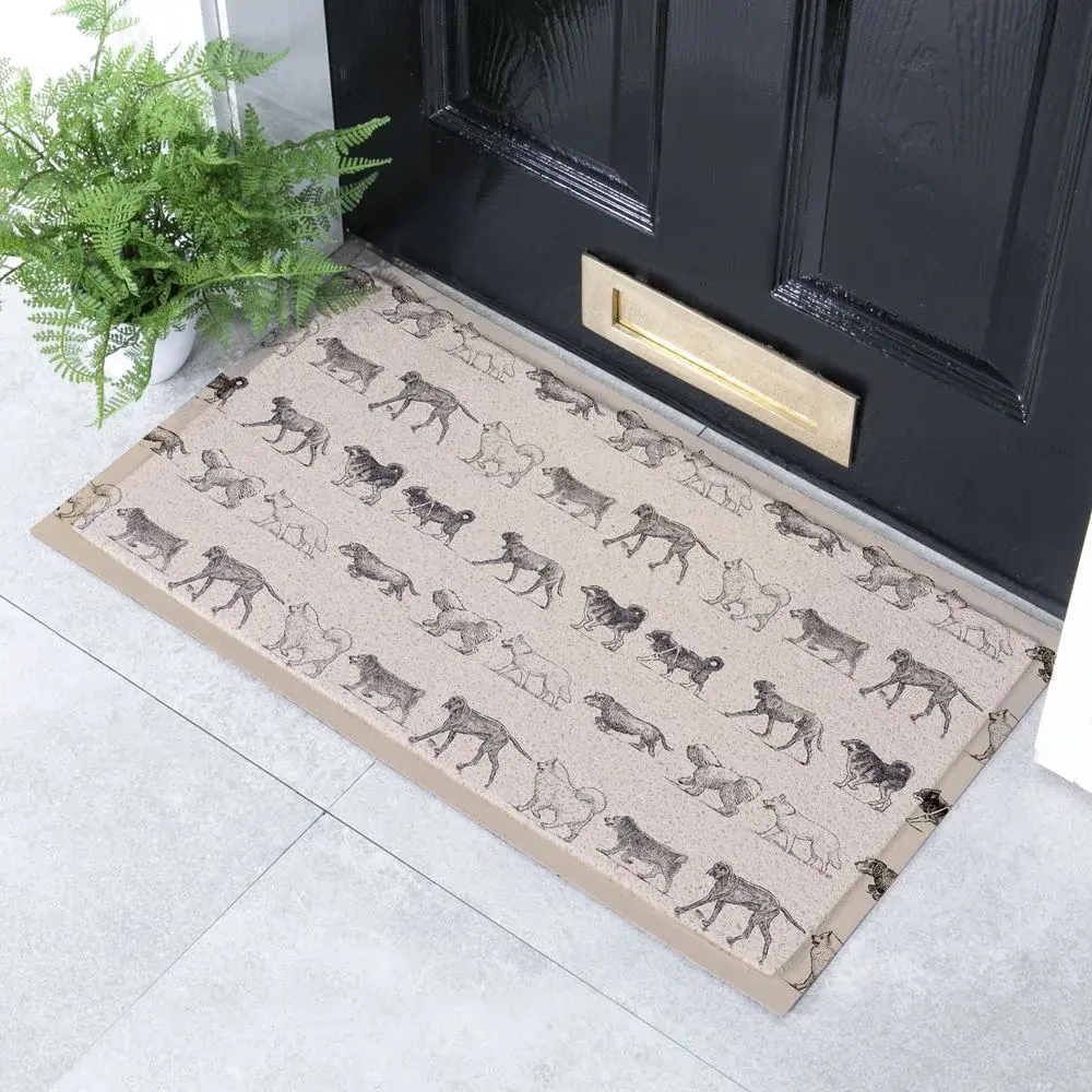 artsy doormats Vintage Dogs Indoor & Outdoor Doormat – 70x40cm