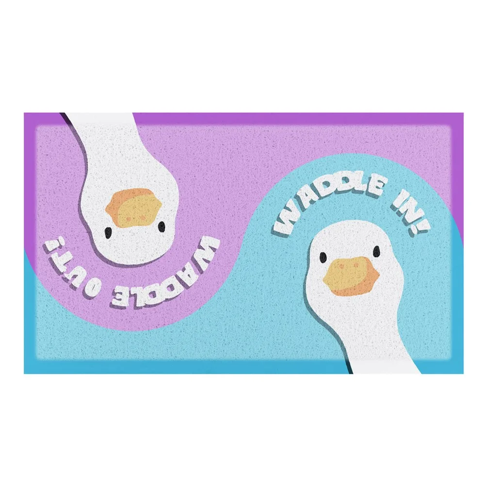 Artsy Doormats Waddle In Waddle Out Indoor & Outdoor Doormat – 70x40cm