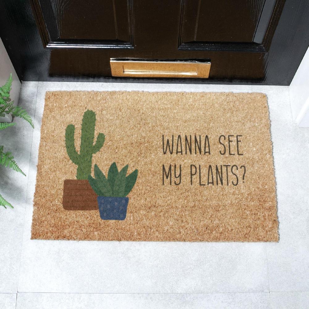 artsy doormats Wanna See My Plants Doormat (60 x 40cm)