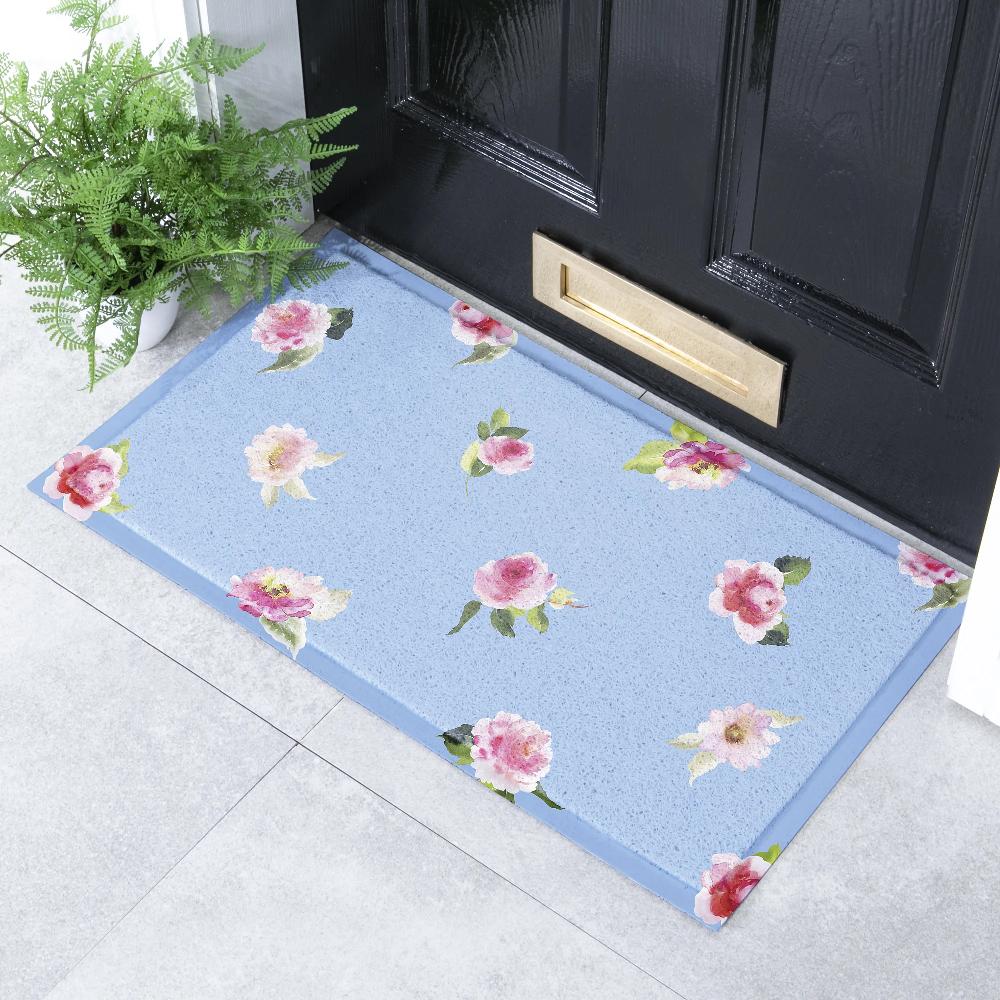 Artsy Doormats Watercolour Floral Doormat (70 X 40cm)