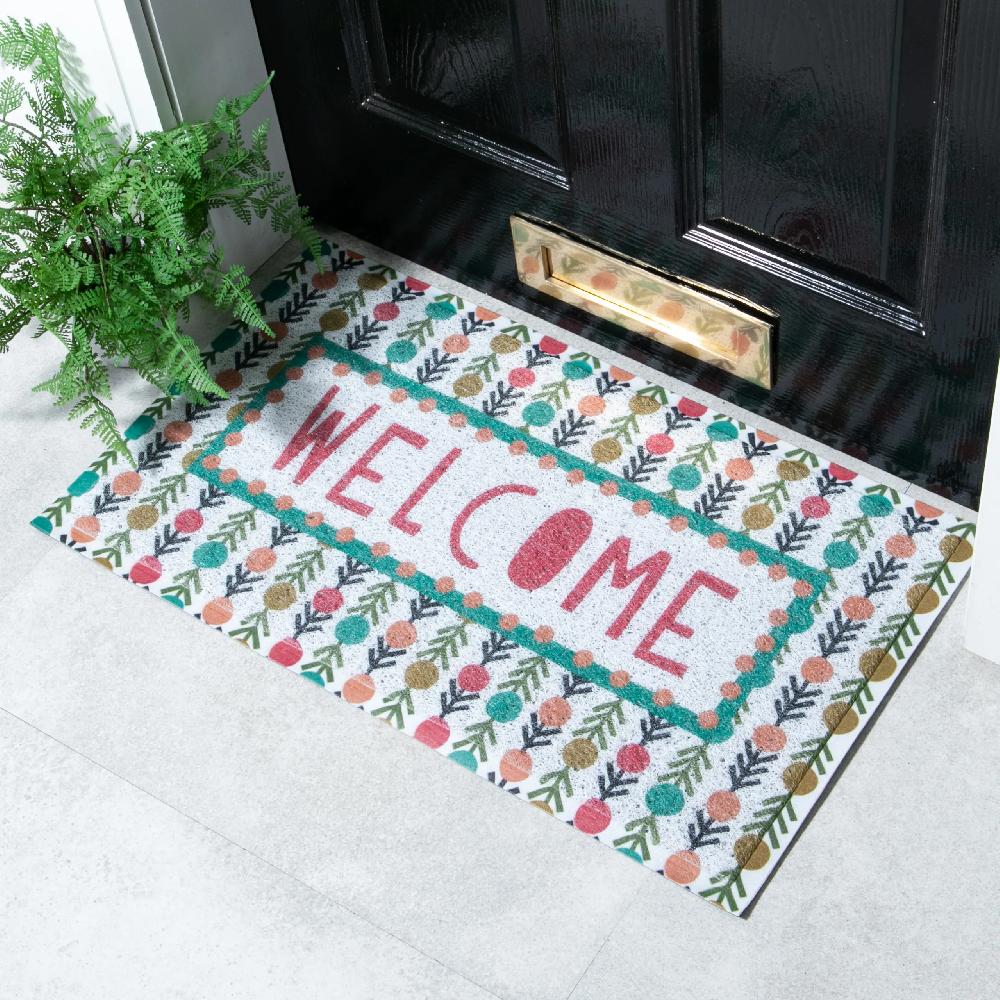 artsy doormats Welcome Colourful Doormat x Anna Treliving