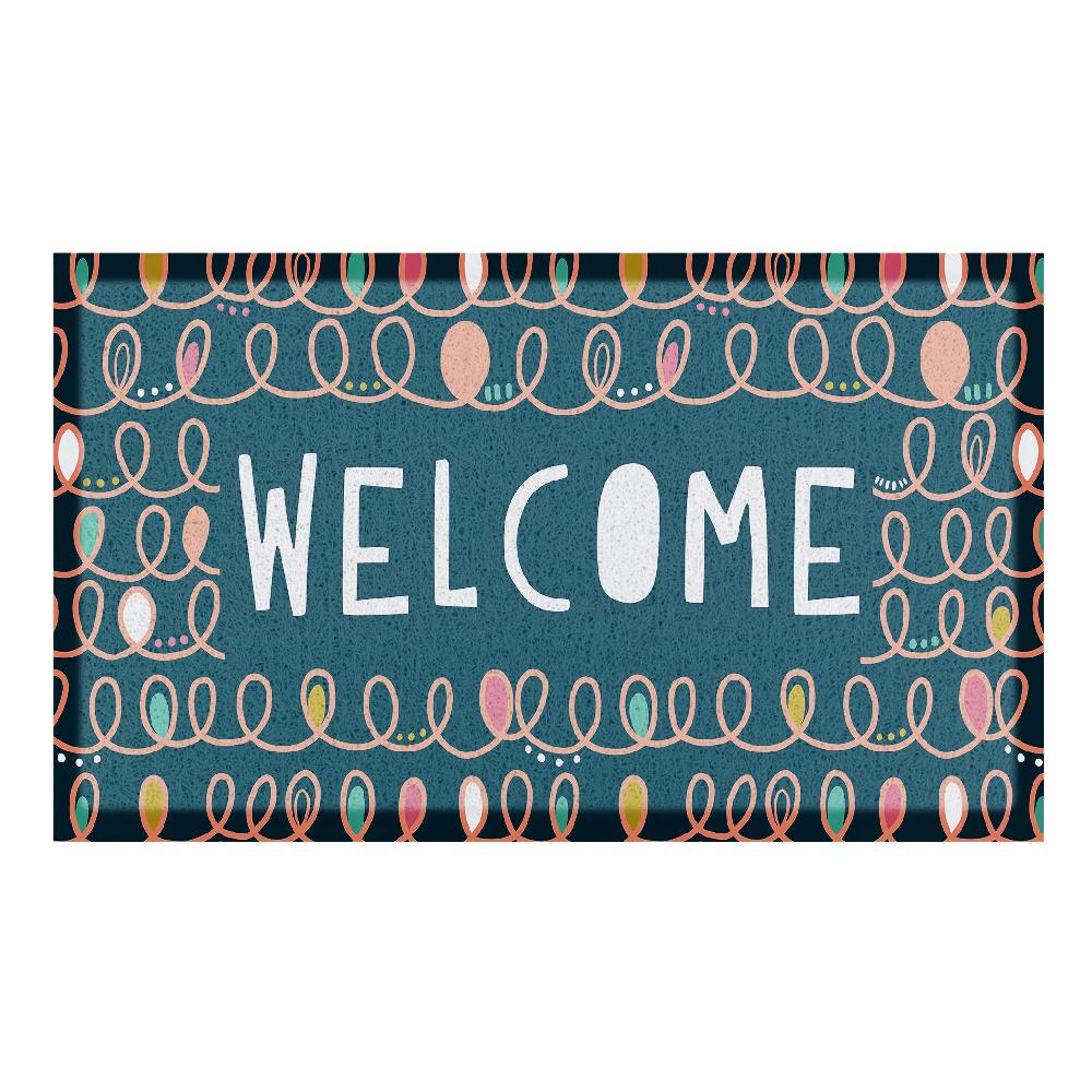 Artsy Doormats Welcome Curls Doormat X Anna Treliving