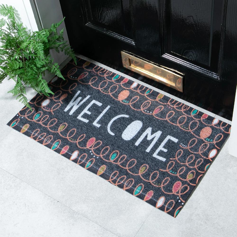 artsy doormats Welcome Curls Doormat x Anna Treliving