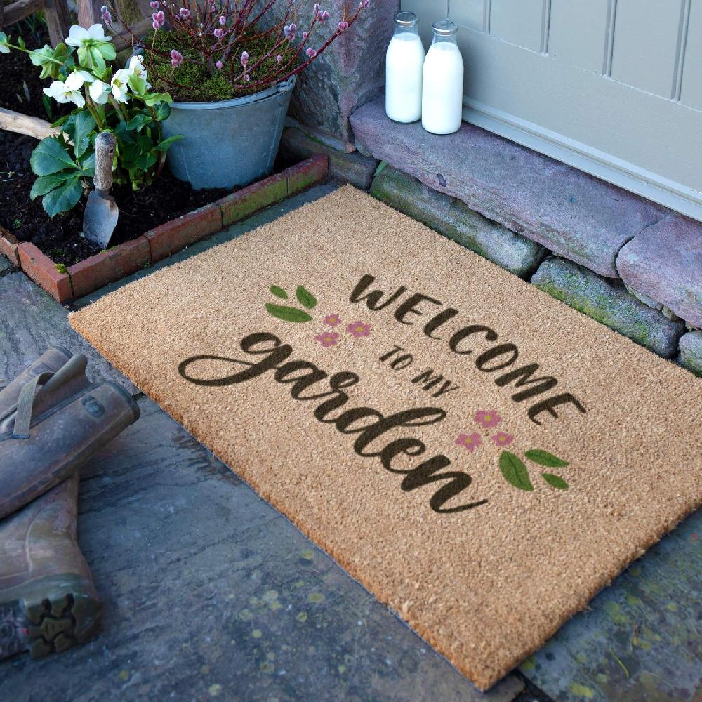 artsy doormats Welcome To My Garden Doormat (90 x 60cm)