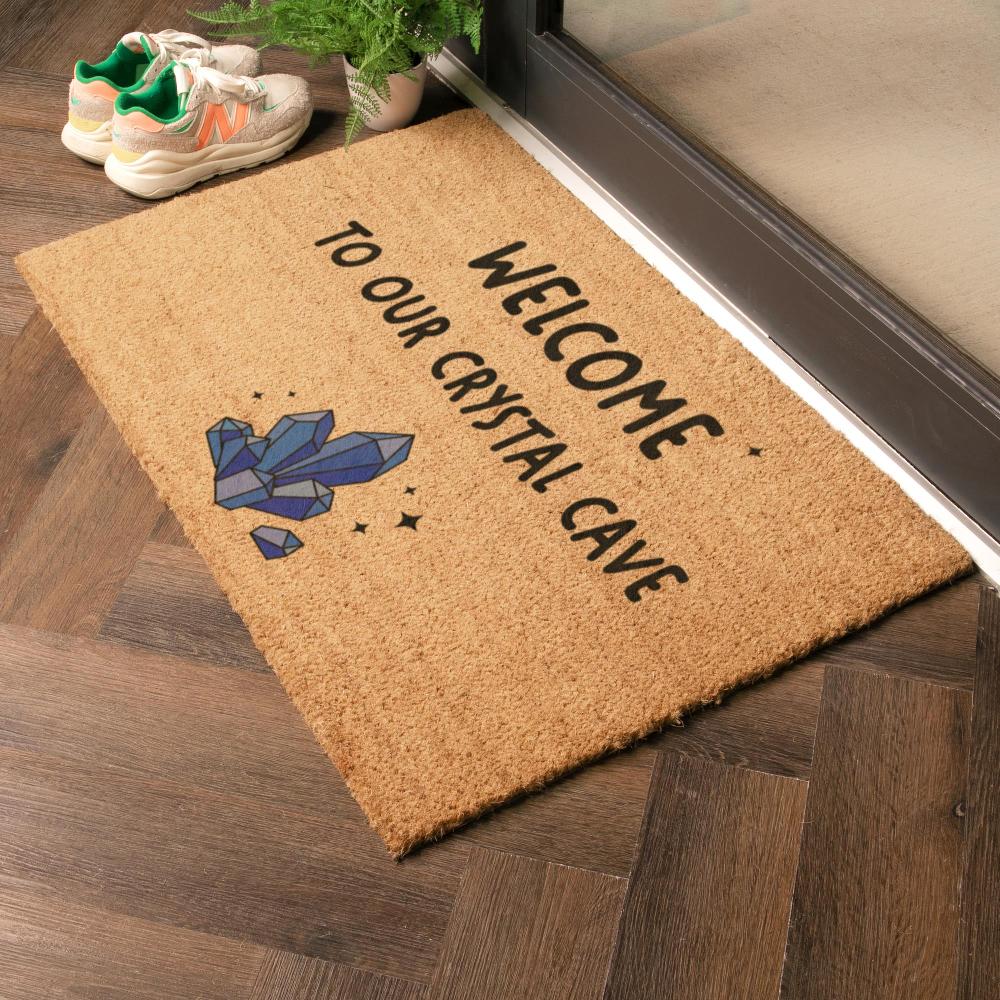 Artsy Doormats Welcome To Our Crystal Cave Doormat (90 X 60cm)