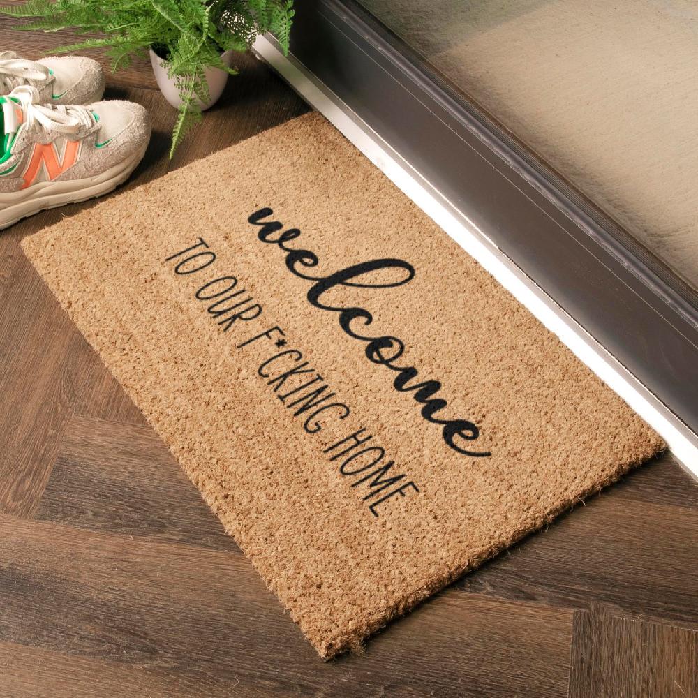 Artsy Doormats Welcome To Our F*cking Home Doormat (60 X 40cm)