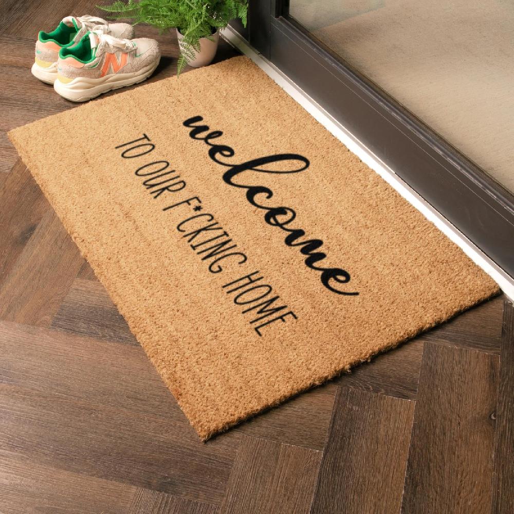 Artsy Doormats Welcome To Our F*cking Home Doormat (90 X 60cm)
