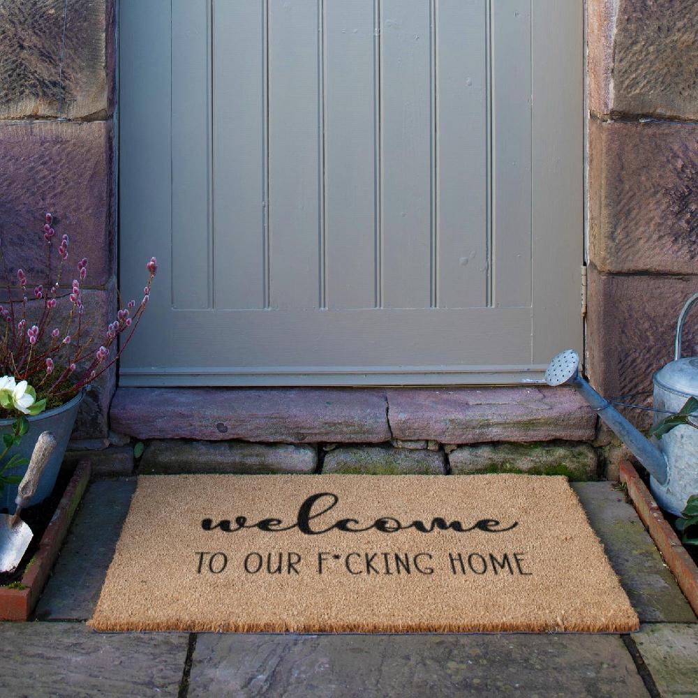 Artsy Doormats Welcome To Our F*cking Home Doormat (90 X 60cm)