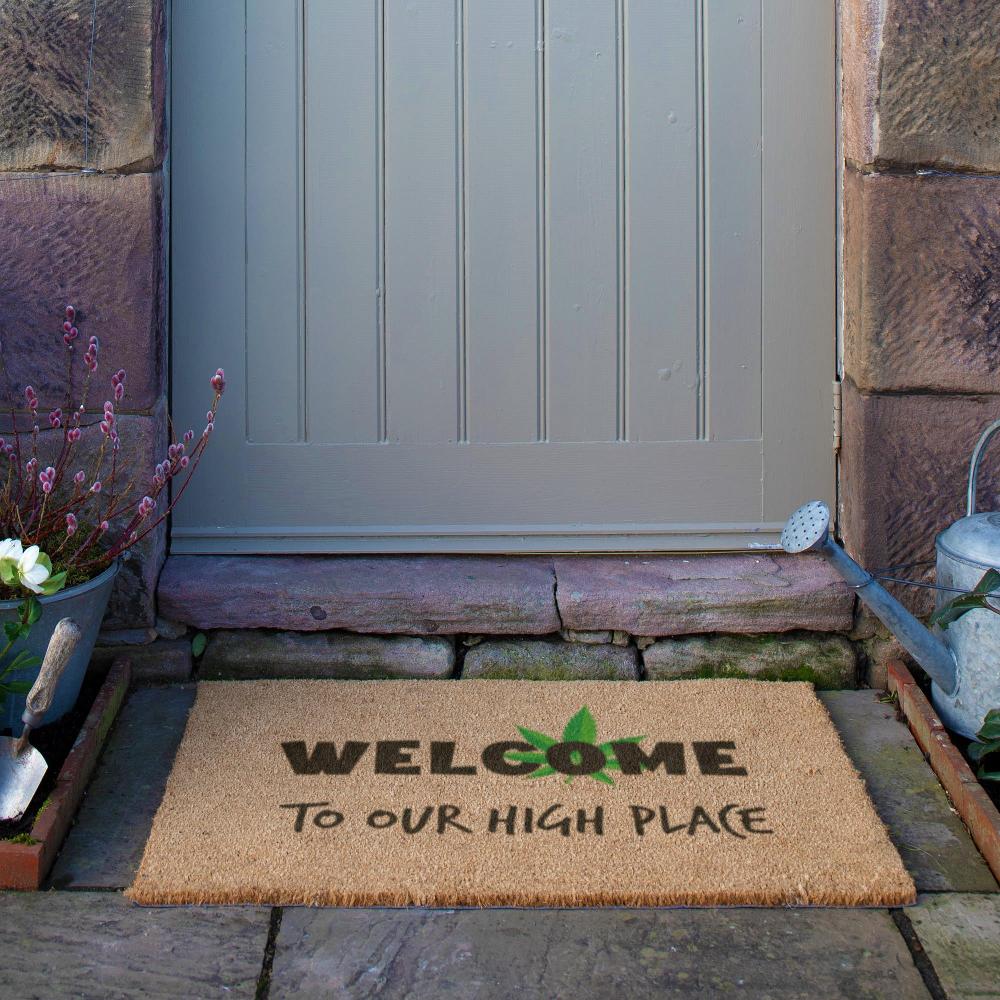 Artsy Doormats Welcome To Our High Place Doormat (90 X 60cm)