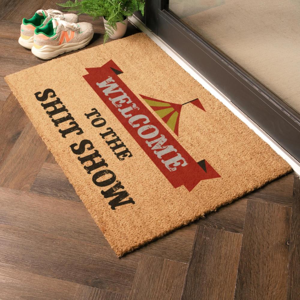 Artsy Doormats Welcome To The Shit Show Doormat (90 X 60cm)