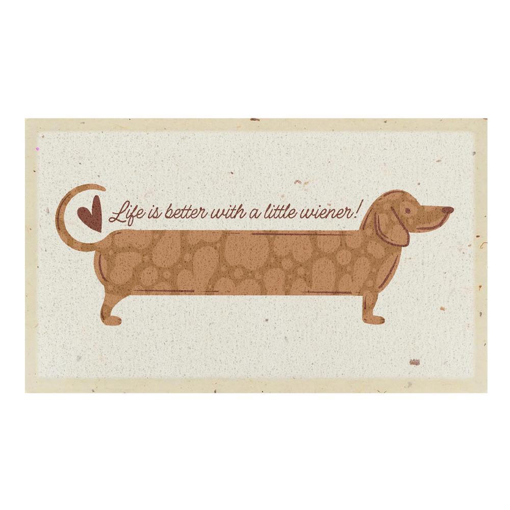 Artsy Doormats Wiener Sausage Dog Indoor & Outdoor Doormat – 70x40cm