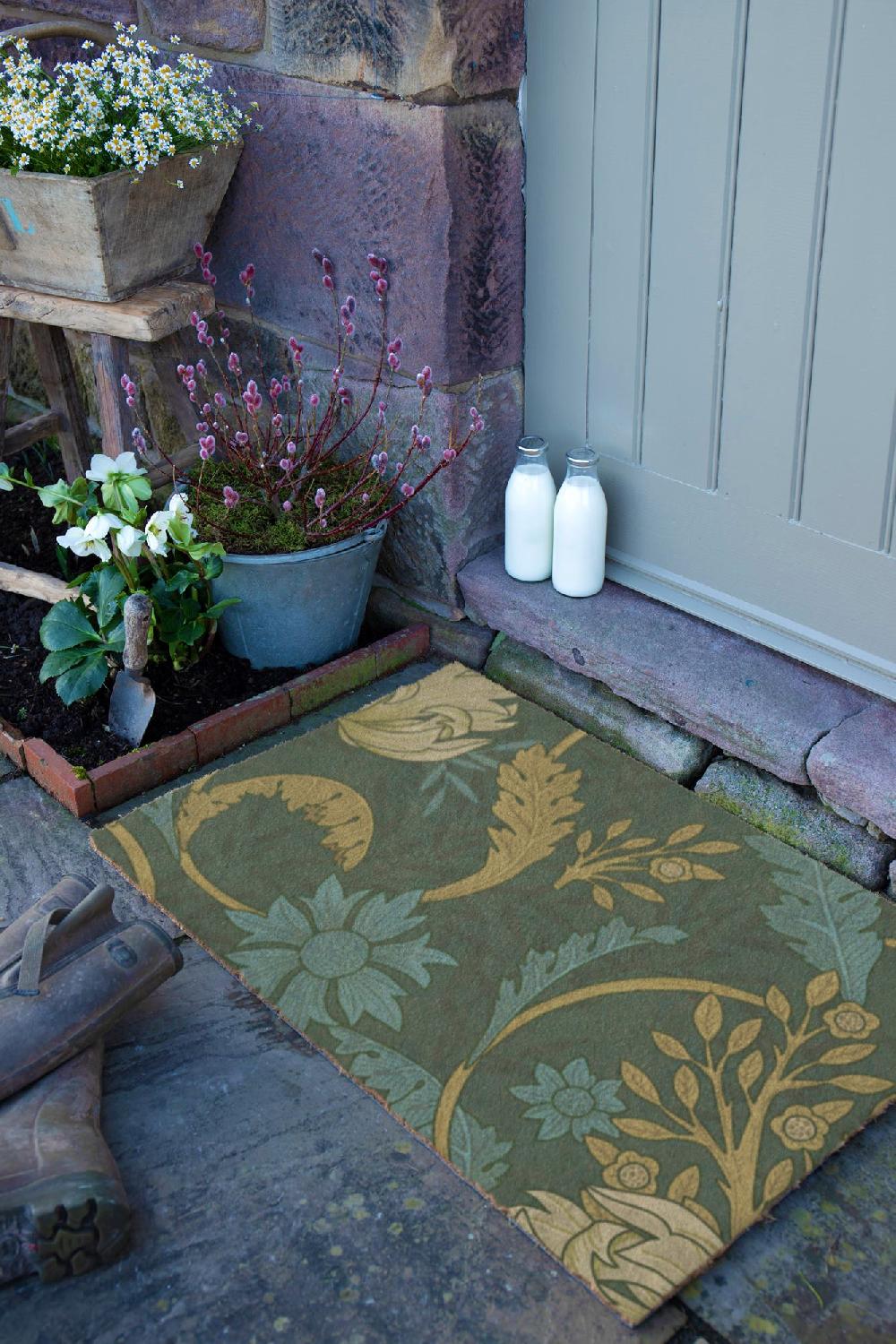 Artsy Doormats William Morris Blue Doormat (90 X 60cm)