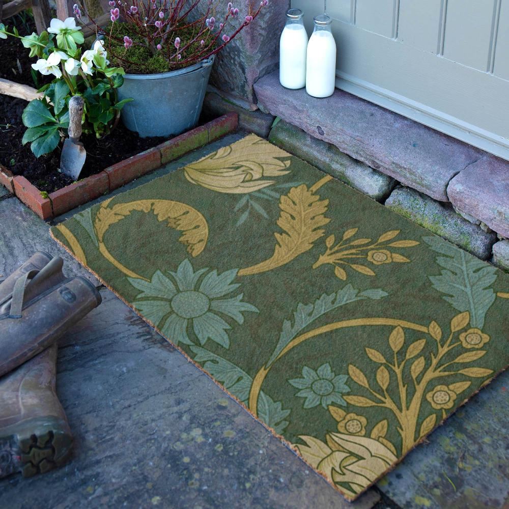 artsy doormats William Morris Blue Doormat (90 x 60cm)