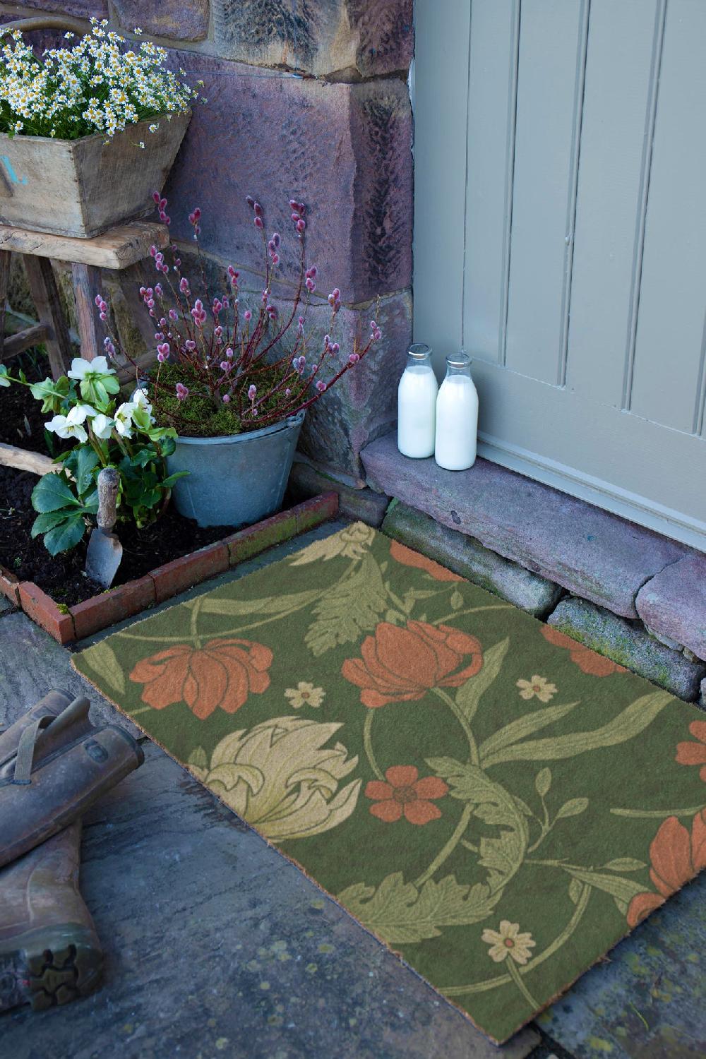 Artsy Doormats William Morris Rose Doormat (90 X 60cm)