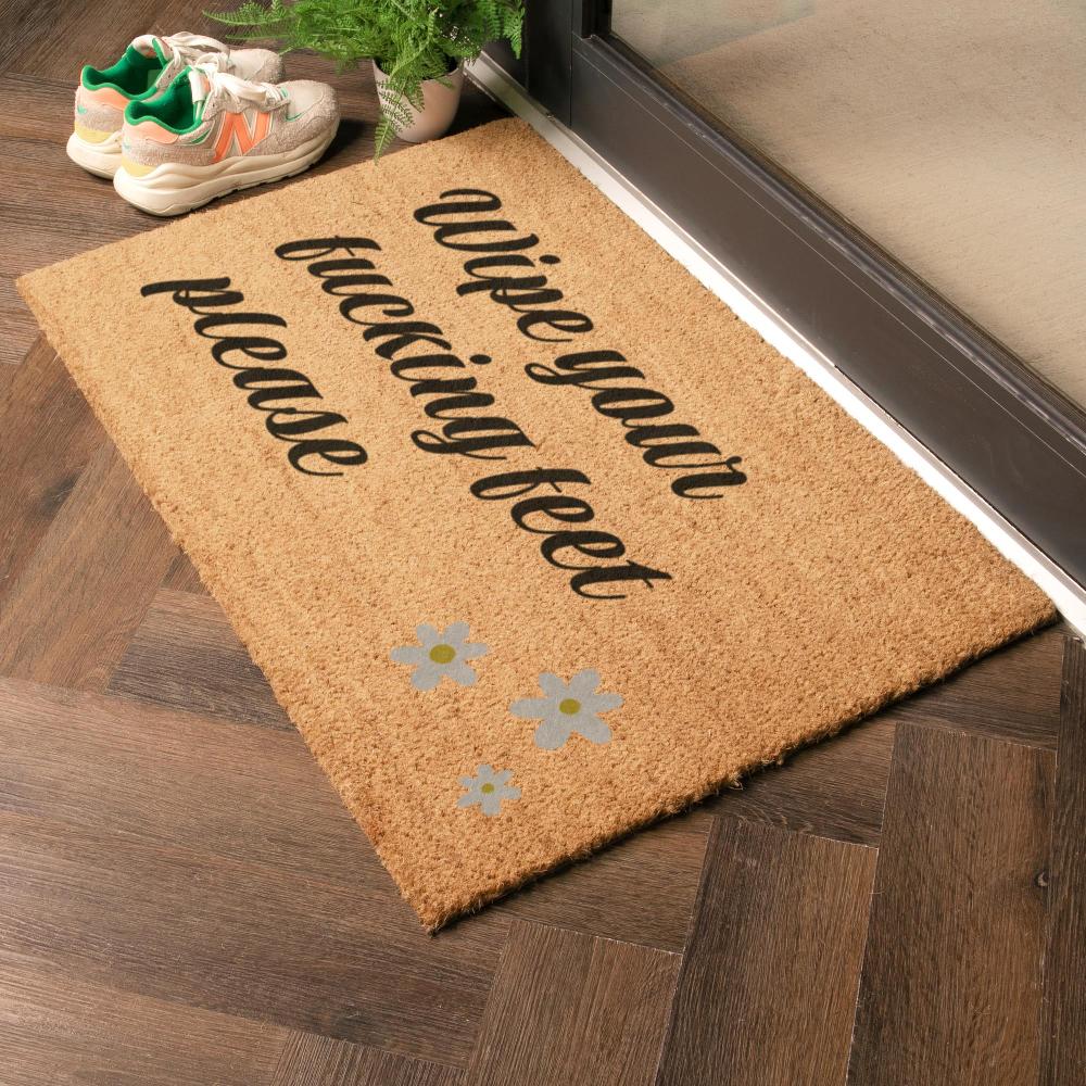 Artsy Doormats Wipe Your F*cking Feet Please Doormat (90 X 60cm)
