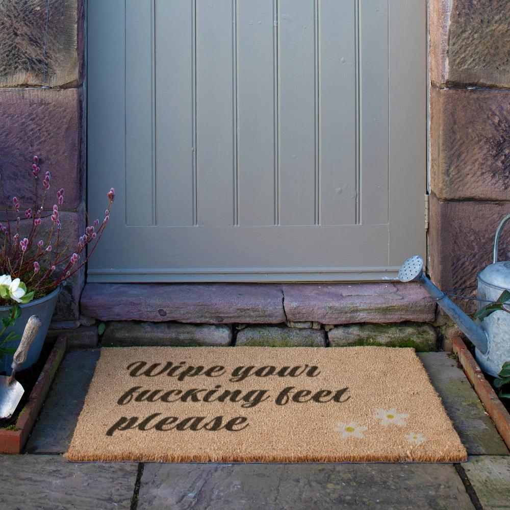Artsy Doormats Wipe Your F*cking Feet Please Doormat (90 X 60cm)
