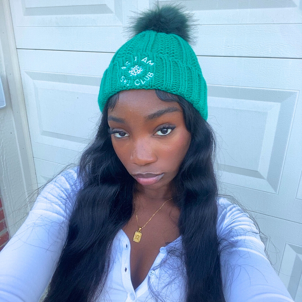 As I Am As I Am Ski Club Satin Lined Beanie