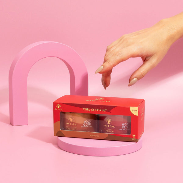 as i am Curl Color Kit Bold Gold & Hot Red