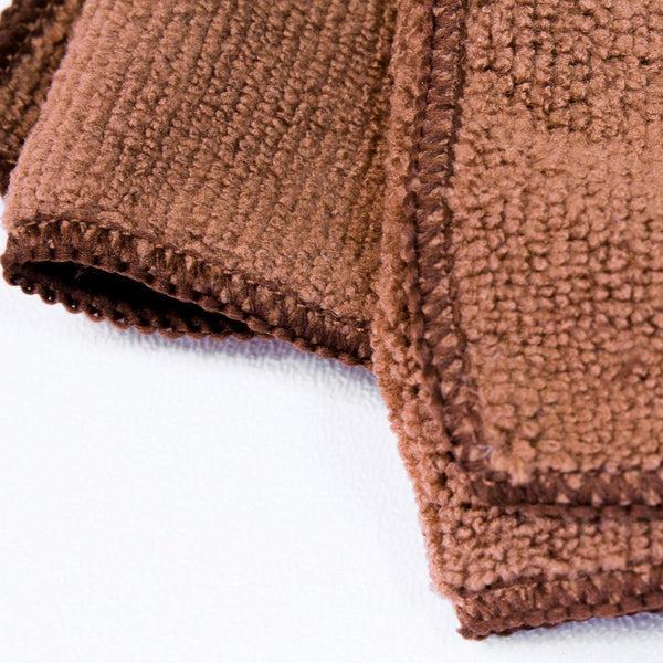 Ascaso Brown Microfiber Cloth Towel 16" X 16"