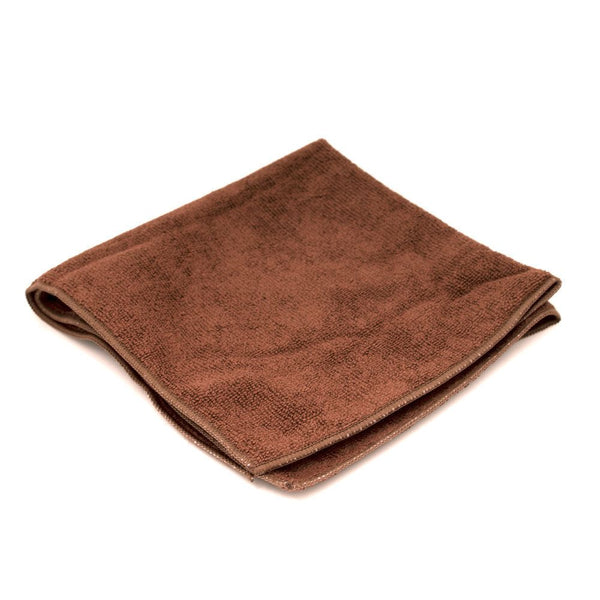ascaso Brown Microfiber Cloth Towel 16" x 16"
