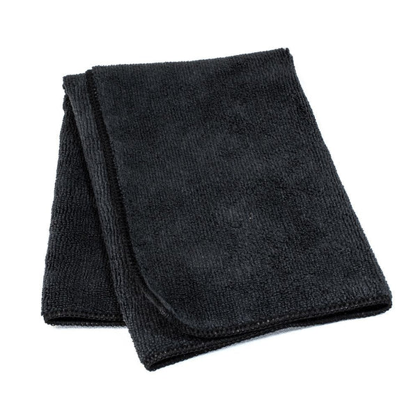 Ascaso Microfiber Black Cloth Towel 16" X 16"