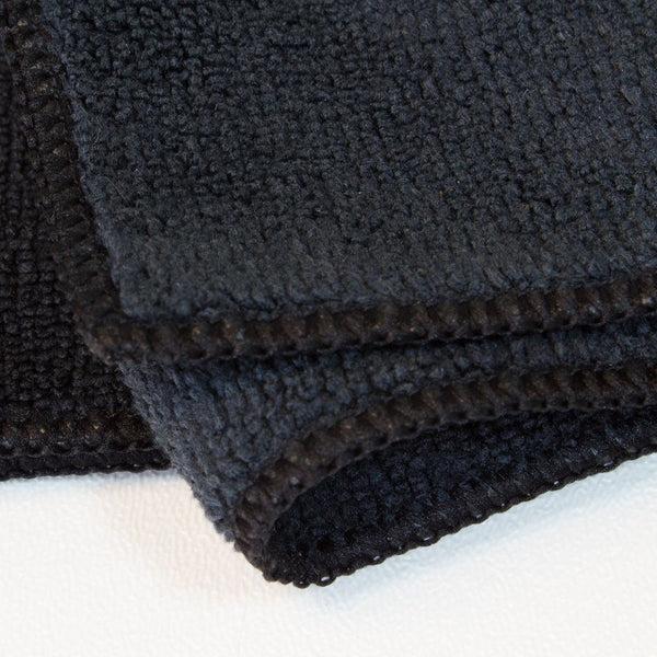 Ascaso Microfiber Black Cloth Towel 16" X 16"
