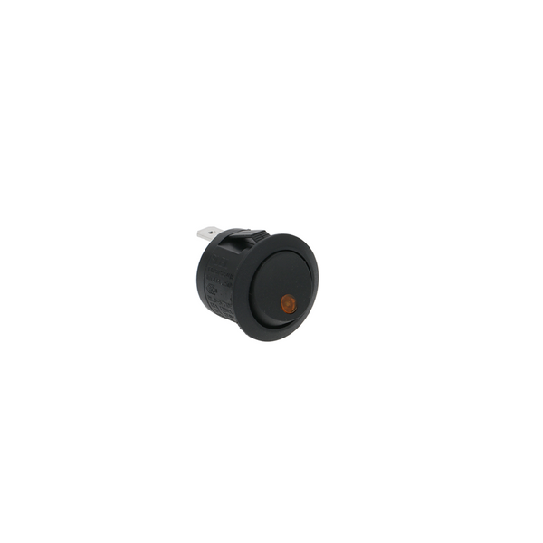 ascaso Round Single Pole Switch with Light