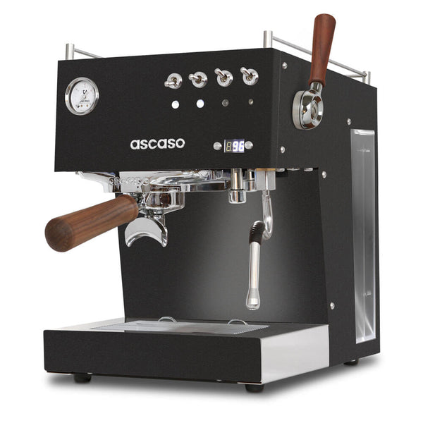 Ascaso Ascaso Steel DUO PLUS PID Programmable Espresso Machine W/ Volumetric Controller Dual Thermoblock 120V (Black)