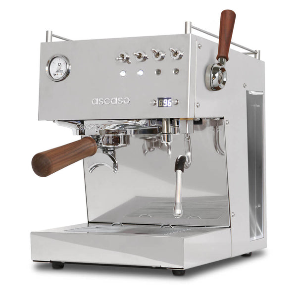 Ascaso Ascaso Steel DUO PLUS PID Programmable Espresso Machine W/ Volumetric Controller Dual Thermoblock 120V (Inox)