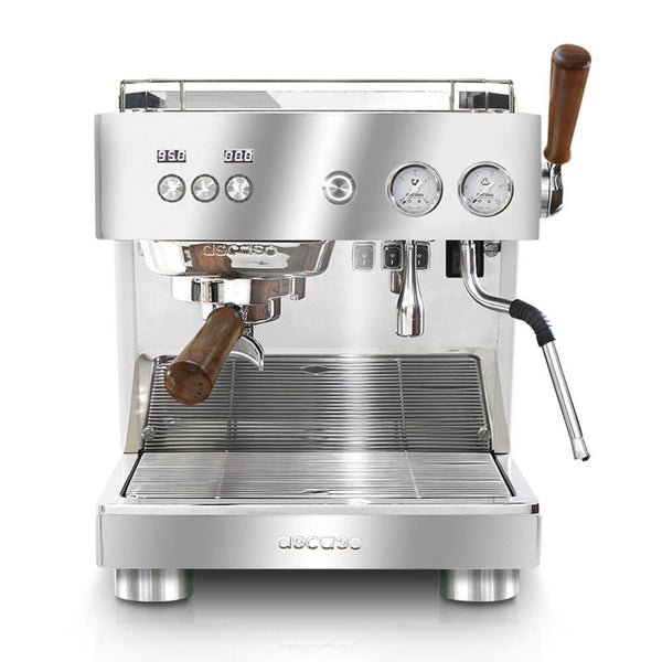 ascaso Baby T Plus Automatic 1 Group Espresso Machine with Thermodynamic Technology 120V (Inox)
